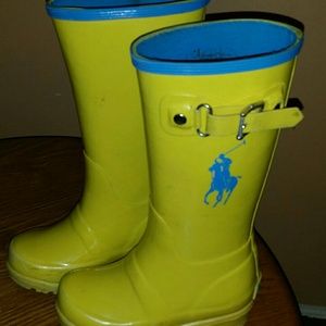 Toddler Ralph Lauren Polo Rain Boots 7C