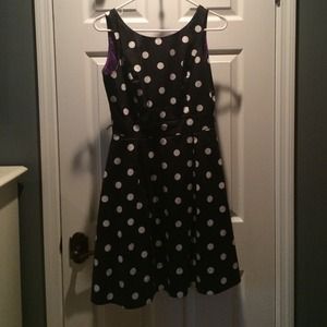 White House Black Market Polka Dot Dress