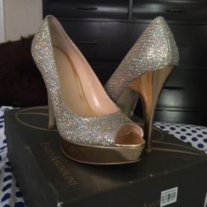 New Enzo Anglioni Platform Heels - 6.5