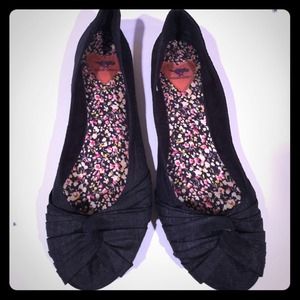 Black flats excellent condition
