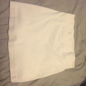 White pencil skirt