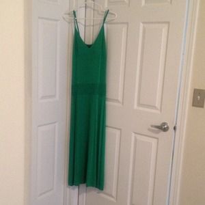 Beautiful green maxi dress from Victoria Secret.