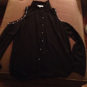 Cold shoulder blouse