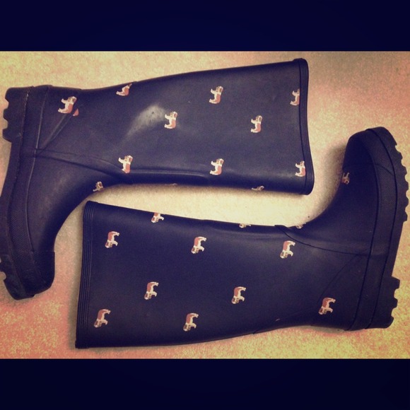 J.Crew fur lined wellies