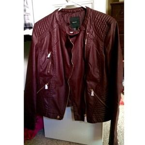 Forever21 burgundy jacket