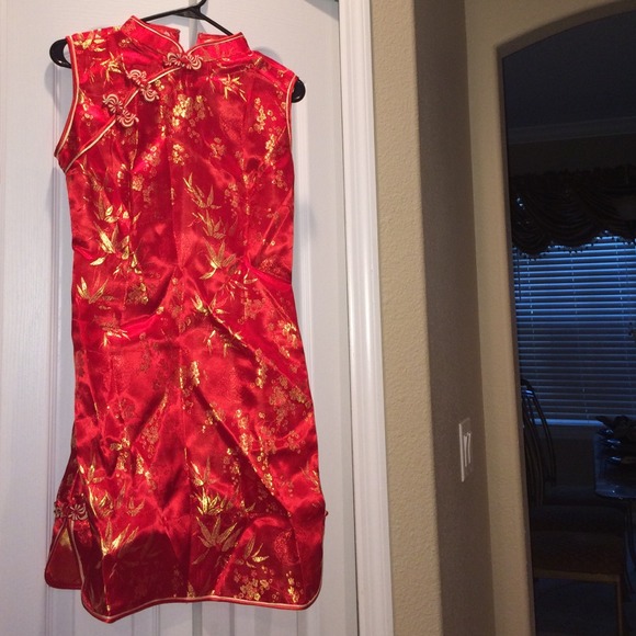 Chinese Mandarin Red Fortune Dress