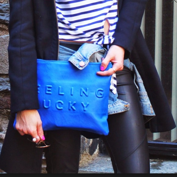 Zara Clutches & Wallets - ZARA caution feeling lucky clutch