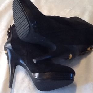 REDUCED!!!! Michael Kors black suede ankle boots