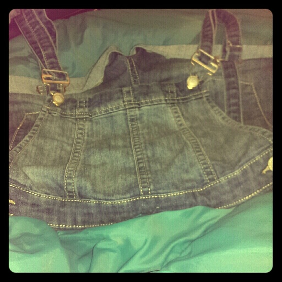 Denim overalls