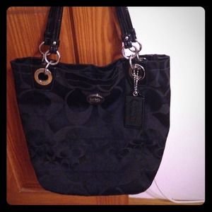 Coach signature tote bag