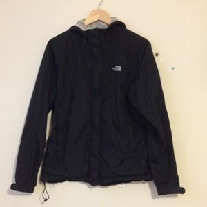 North face Black Rain Jacket