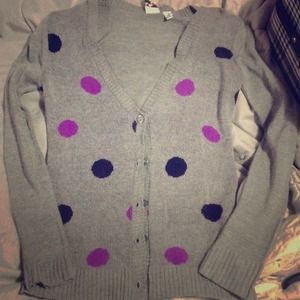 Polka dot cardigan