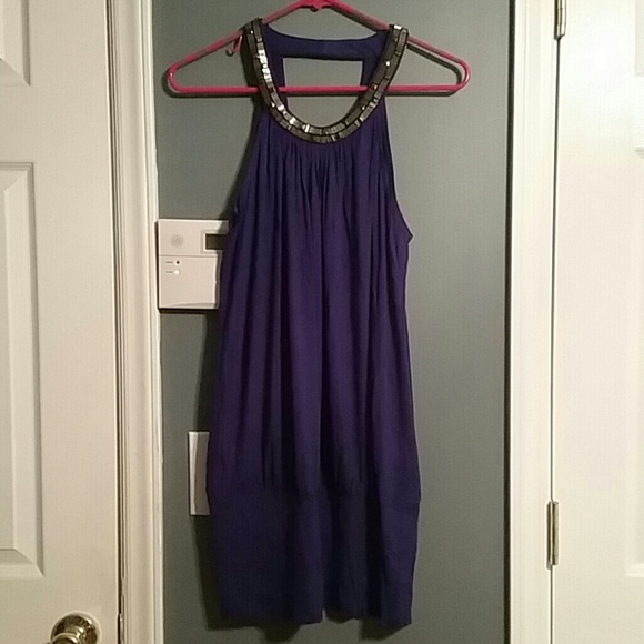 Purple party dress