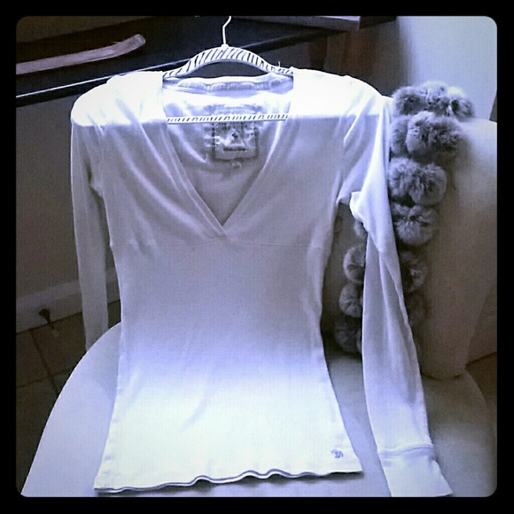 Bright white long sleve