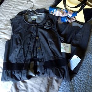 Donna Morgan black sleeveless dress