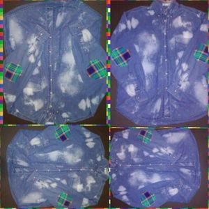 Long sleeved denim shirt