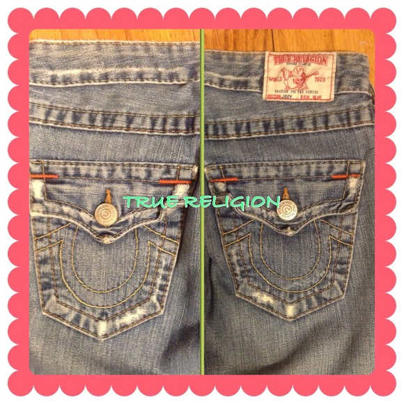 SALE🌷26 WAIST-TRUE RELIGION 'JOEY" JEANS - Picture 2 of 4