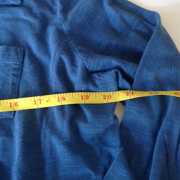 Bundled ....J.Jill button up long sleeve, blue - Picture 3 of 4