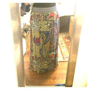 Tribal maxi skirt (M, anthropologie)