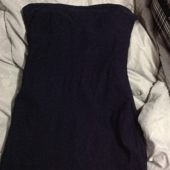 Blue body tight dress