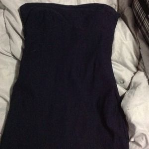 Blue body tight dress