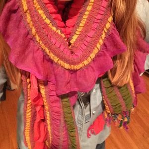 • Anthropologie gorgeous multi-color scarf •