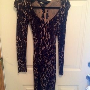 Guess leopard  sweater dress