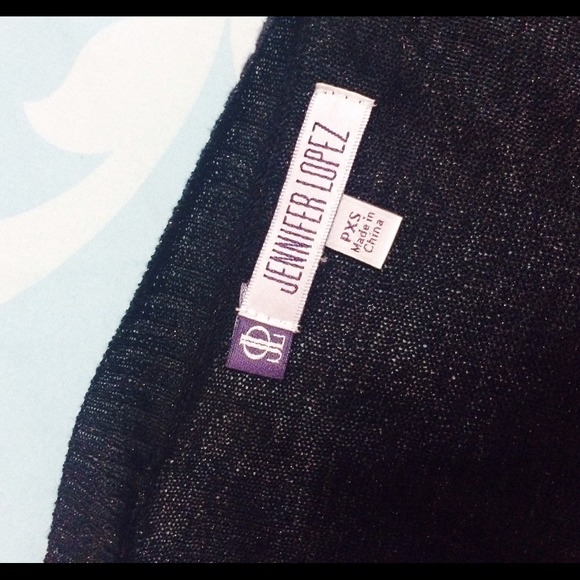 ❌SOLD❌✨Jennifer Lopez✨ Sheer cardigan. (Black) - Picture 3 of 4