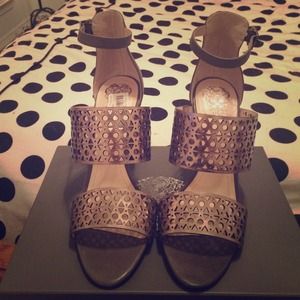 Vince Camuto Storm Steel Heels 😊