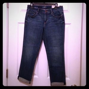‼️SALE‼️Ann Taylor LOFT Cuffed Crop Denim