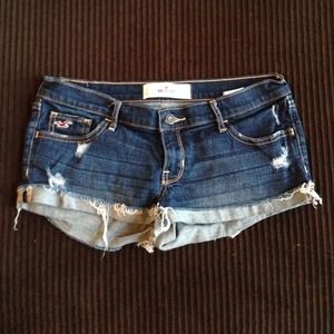 Hollister denim shorts size 7