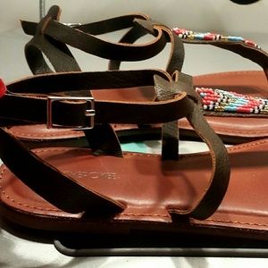 Beaded sandals
