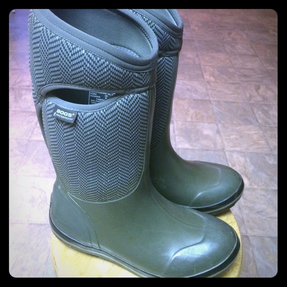 Bogs Plimsoll Herringbone Tall Boots