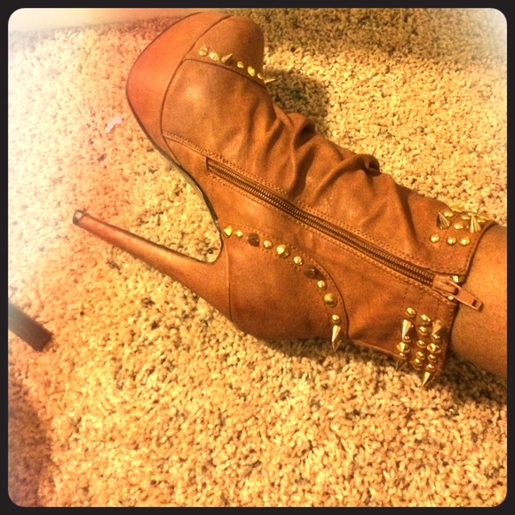 Tan. Boots