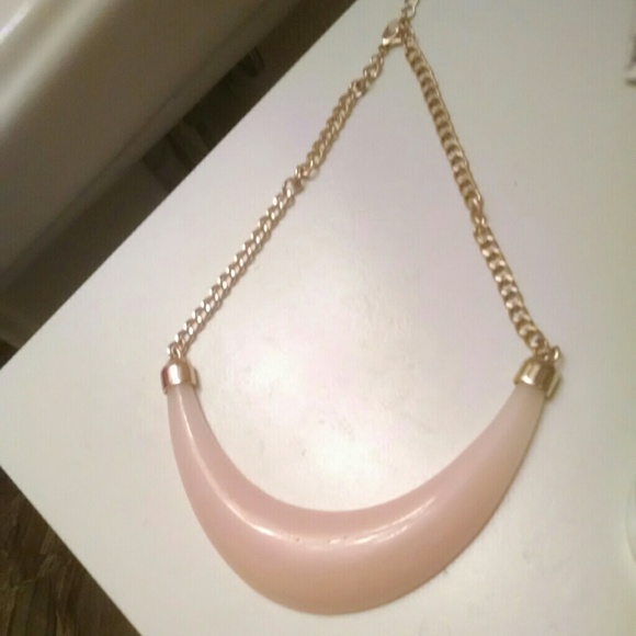 Pale Pink Statement Necklace