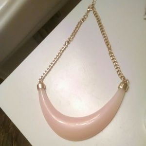 Pale Pink Statement Necklace