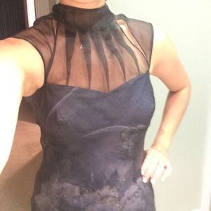 Karen Millen organza silk blouse