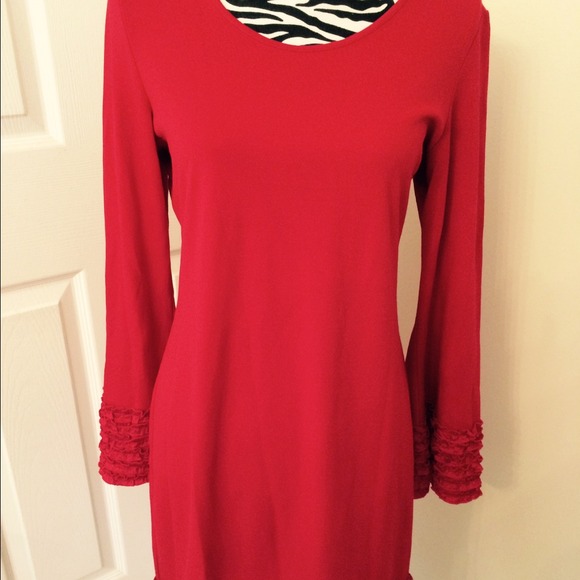 Red Marc Bouwer Dress