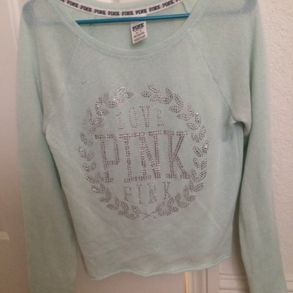 vs pink crew neck
