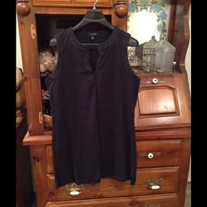 Black tunic coverup Tankdress