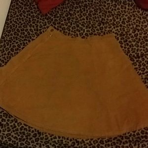 Corduroy circle skirt