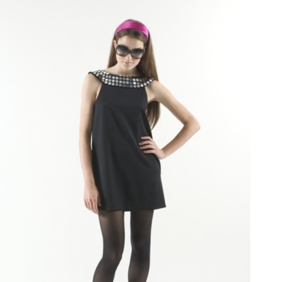 Alice and Olivia Black Mirror Shift Dress