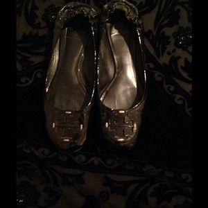 Authentic Tory Burch Patent Flats