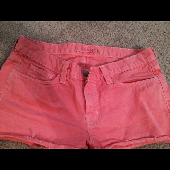 J brand Cut off shorts *Coral color*