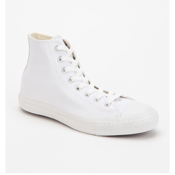 White Leather Converse
