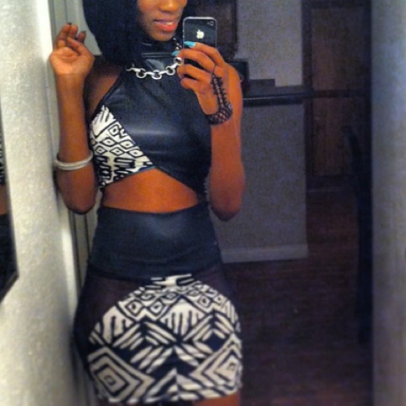Black and white