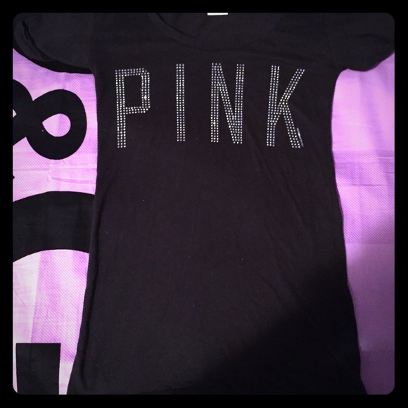 Black VS Pink Blink Logo Tee