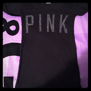 Black VS Pink Blink Logo Tee