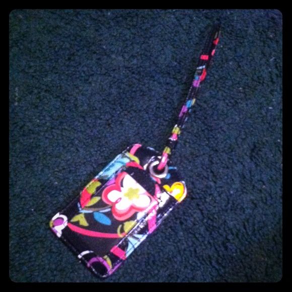 Vera Bradley luggage tag