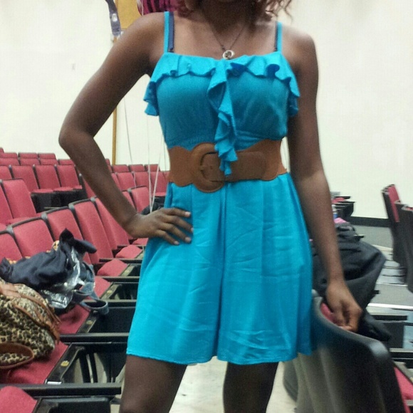 Cute blue sun dress
